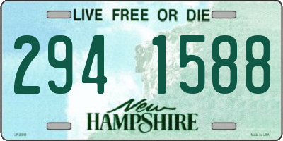 NH license plate 2941588