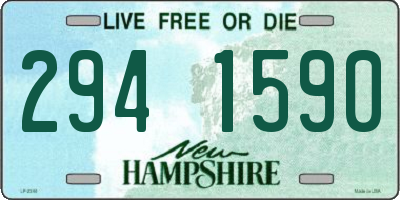 NH license plate 2941590