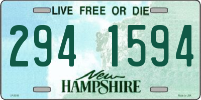NH license plate 2941594