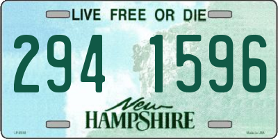 NH license plate 2941596