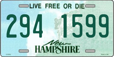NH license plate 2941599