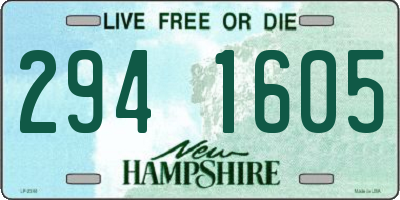NH license plate 2941605