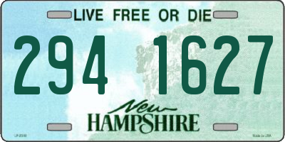 NH license plate 2941627