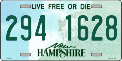 NH license plate 2941628