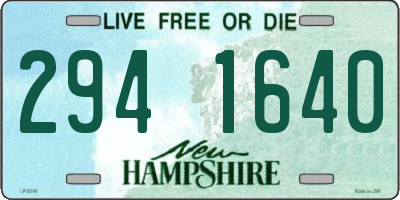 NH license plate 2941640