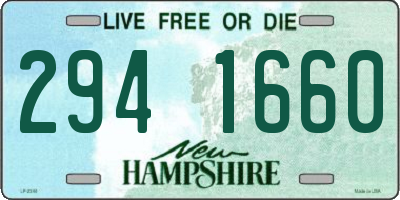 NH license plate 2941660