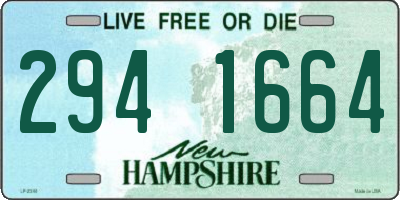 NH license plate 2941664