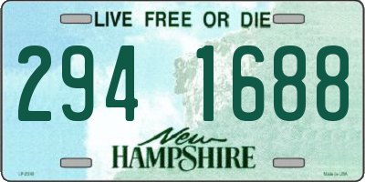 NH license plate 2941688