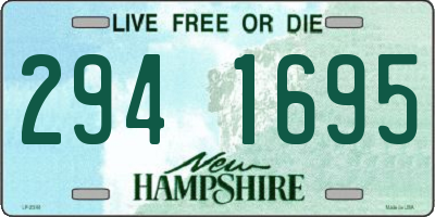 NH license plate 2941695