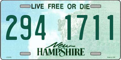 NH license plate 2941711