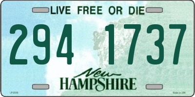 NH license plate 2941737