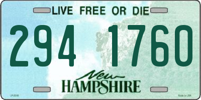 NH license plate 2941760