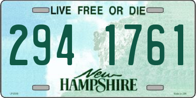 NH license plate 2941761