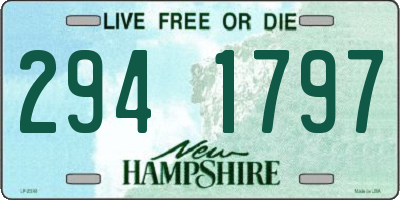 NH license plate 2941797