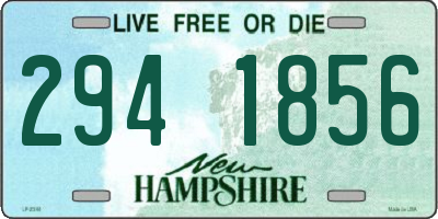 NH license plate 2941856