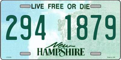 NH license plate 2941879