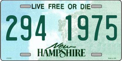 NH license plate 2941975
