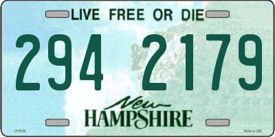 NH license plate 2942179