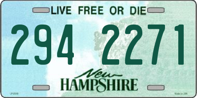 NH license plate 2942271