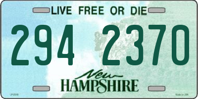 NH license plate 2942370