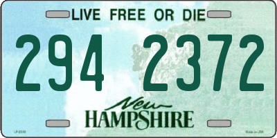 NH license plate 2942372