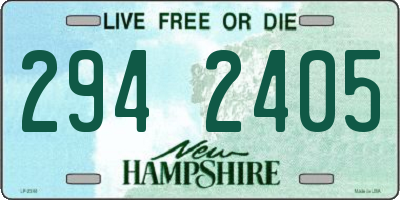 NH license plate 2942405