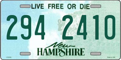 NH license plate 2942410