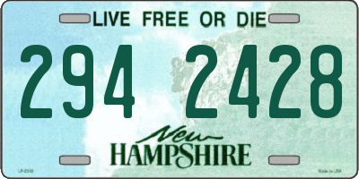 NH license plate 2942428