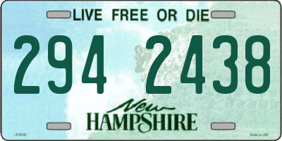 NH license plate 2942438