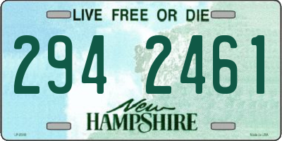 NH license plate 2942461