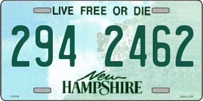 NH license plate 2942462