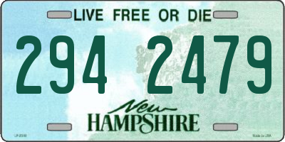 NH license plate 2942479