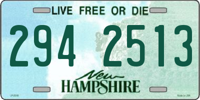 NH license plate 2942513