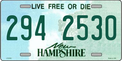 NH license plate 2942530