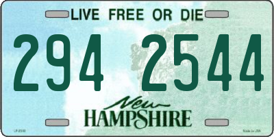 NH license plate 2942544