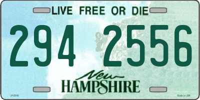NH license plate 2942556