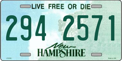 NH license plate 2942571