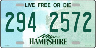 NH license plate 2942572