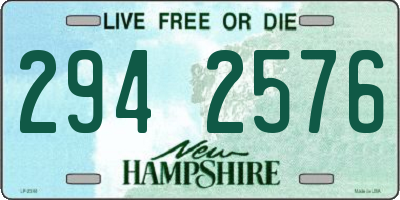 NH license plate 2942576