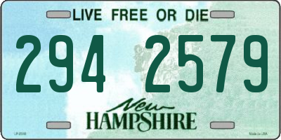 NH license plate 2942579
