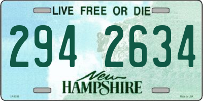 NH license plate 2942634