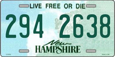 NH license plate 2942638