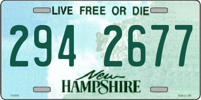 NH license plate 2942677