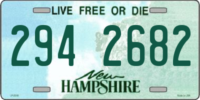 NH license plate 2942682