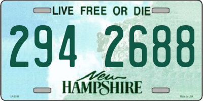 NH license plate 2942688