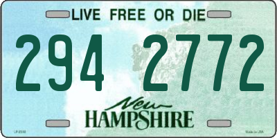 NH license plate 2942772