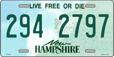 NH license plate 2942797