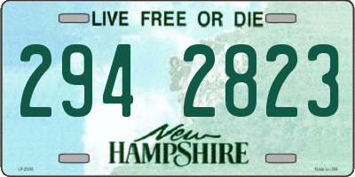 NH license plate 2942823