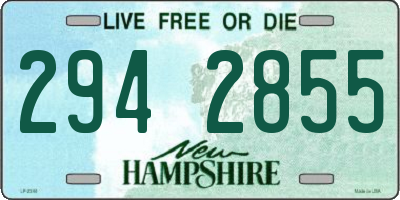 NH license plate 2942855