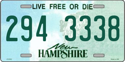 NH license plate 2943338